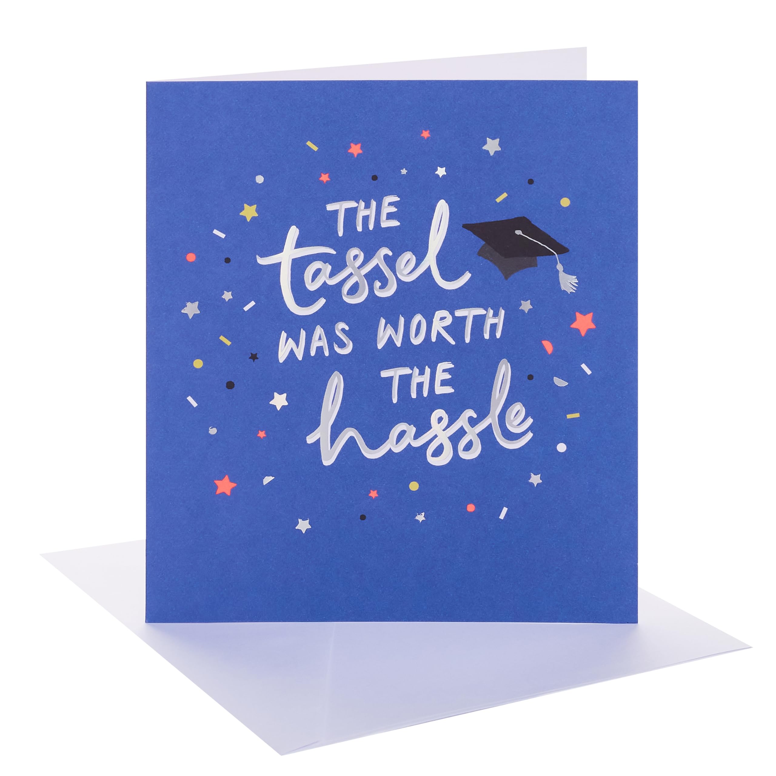 UK Greetings | Congratulations Card for Graduation | Congratulations/Proud of You | Her/Him | Graduation Design | With Envelope | 15.9 x 18.4 cm