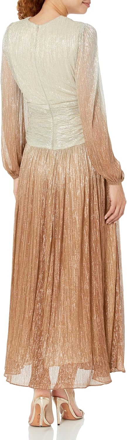 Shoshanna Women's Alina Ombre Chiffon Long Sleeve Dress - Image 2