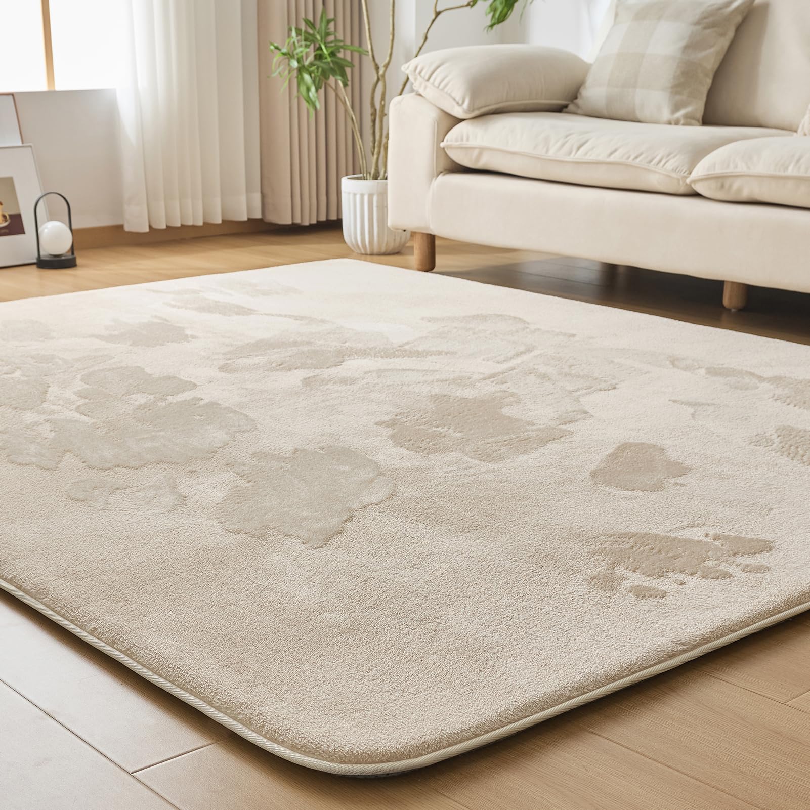 VK·LIVING 30mm Thick Premium Rug, High-Density Sponge Carpet 120x170 cm