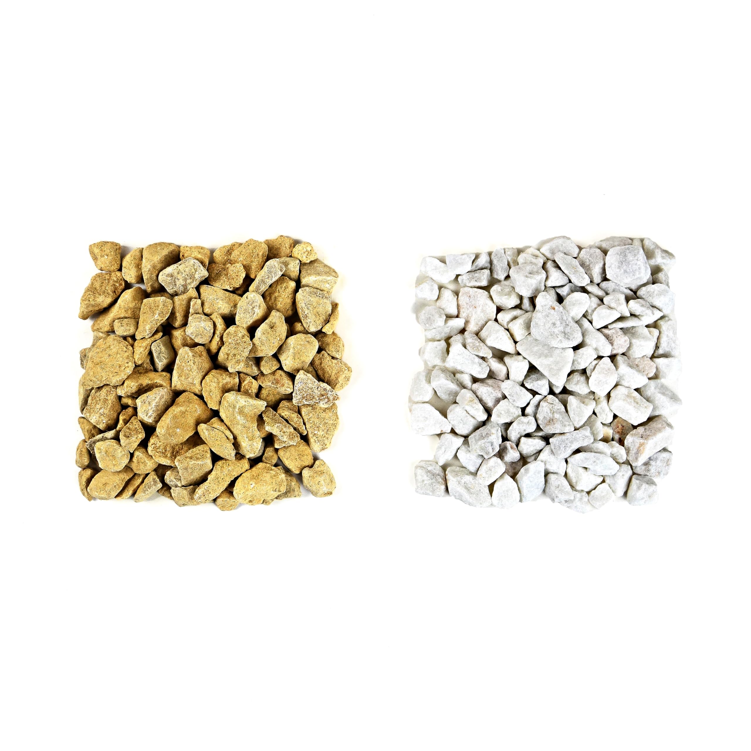 Ghiaia Bianco 1,8Kg - Ghiaia per Acquario - Sassolini Decorativi per Vasi - Sassi Decorativi per Vasi - Ghiaia per Vasi - Sassolini per Acquario - Ghiaia per Giardino (12-18 mm)