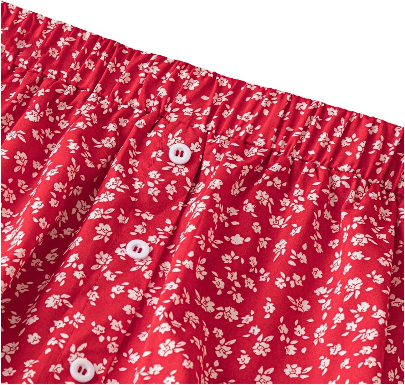 GORGLITTER Women's Plus Size Skirt Boho Trendy Summer Vacation Floral Midi Skirts High Waisted A Line Flowy Maxi Skirt - Image 3