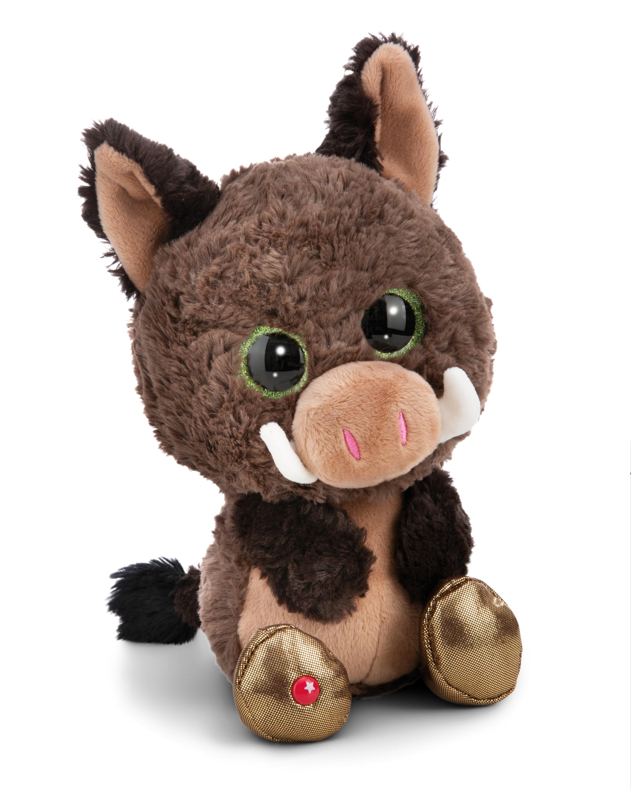 NICI soft toy GLUBSCHIS wild boar Truffle Fluffle 25cm white - Cuddly sweet plush for cuddling and playing, for children & adults, great gift idea - 61780