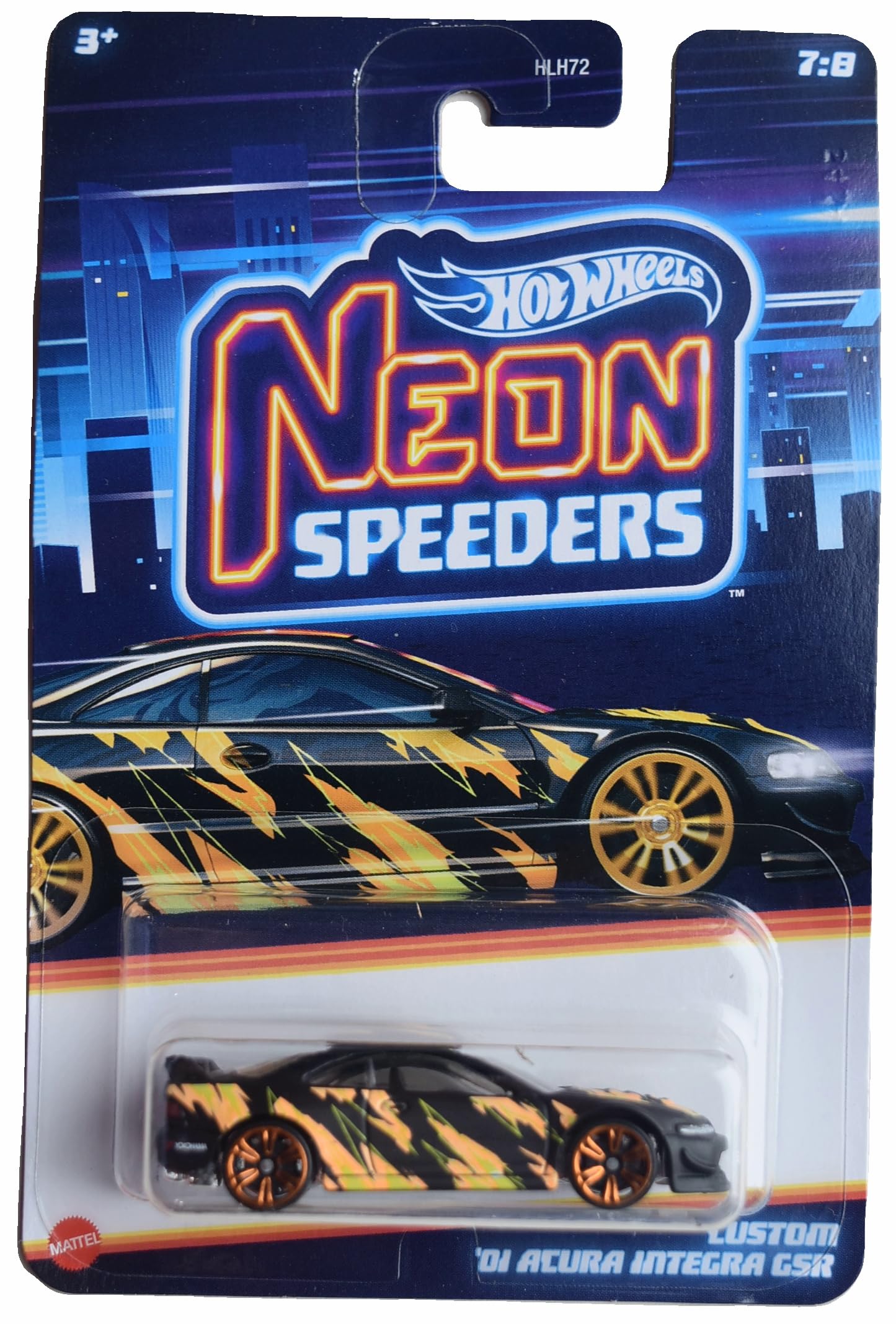Amazon.com: Mattel Hot Wheels Custom '01 Acura Integra GSR, Neon