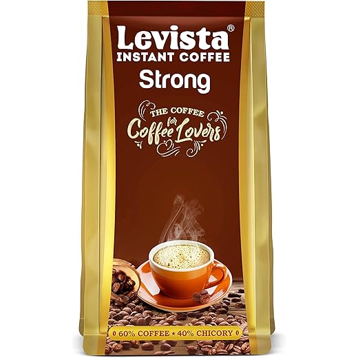 Levista Strong Instant Coffee (200 Gram Pouch)