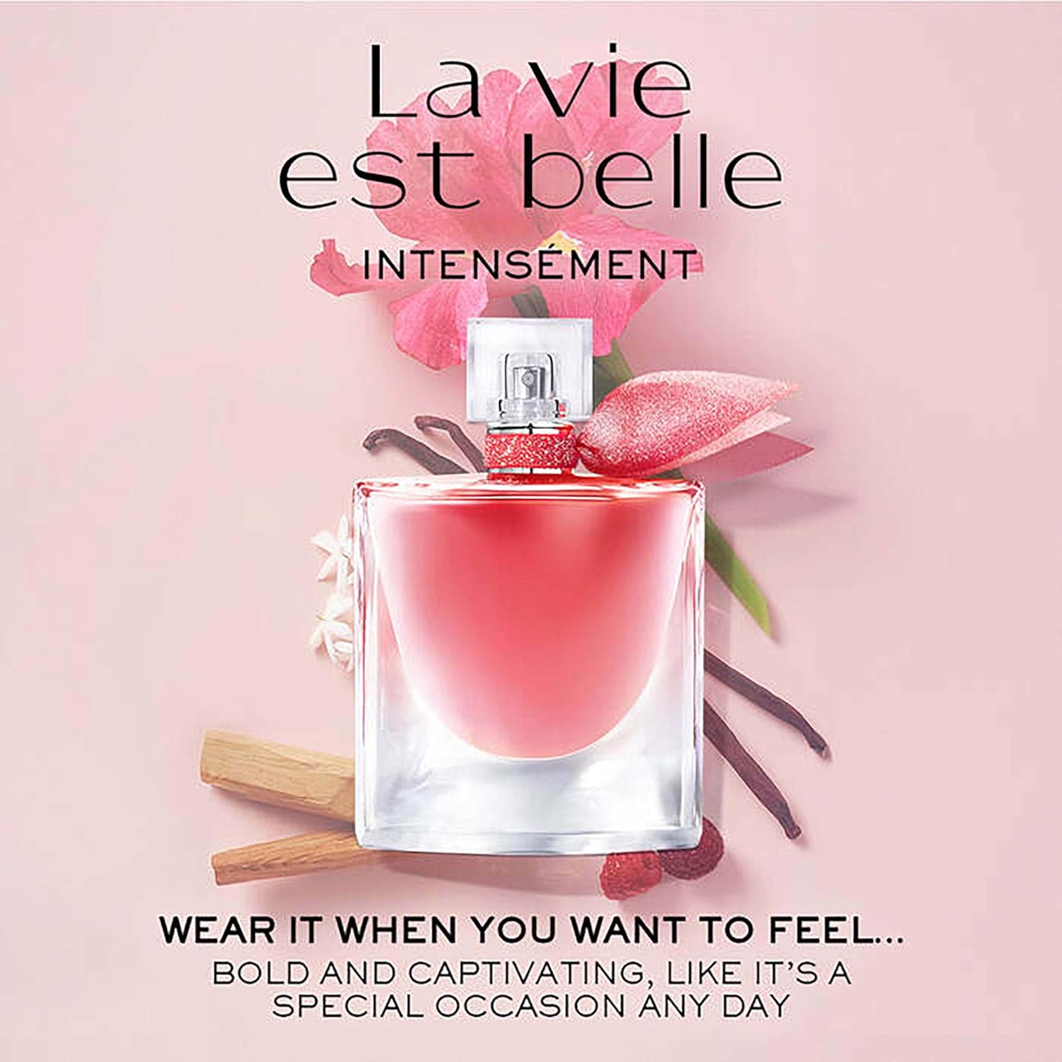Lancôme​ La Vie Est Belle Intensément Eau de Parfum - Long Lasting Fragrance with Notes of Raspberry, Jasmine & Red Sandalwood - Warm & Floral Women's Perfume - Image 7