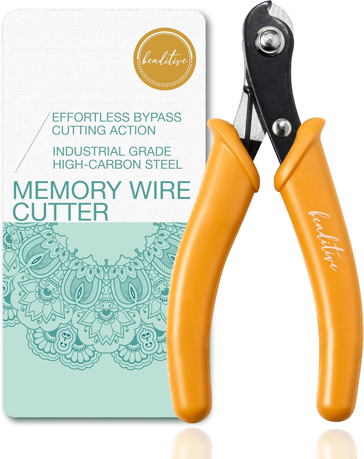 Beaditive Memory Wire Cutter | Jewelry Making, Beading, Crafting | High-Carbon Steel | 5-Inch (Honeycomb)
