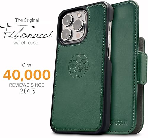 Miniatura 4 de Dreem Fibonacci - Funda tipo cartera para iPhone 13  2 en 1 a prueba de golpes y funda desmontable de piel vegana, compatible con MagSafe,