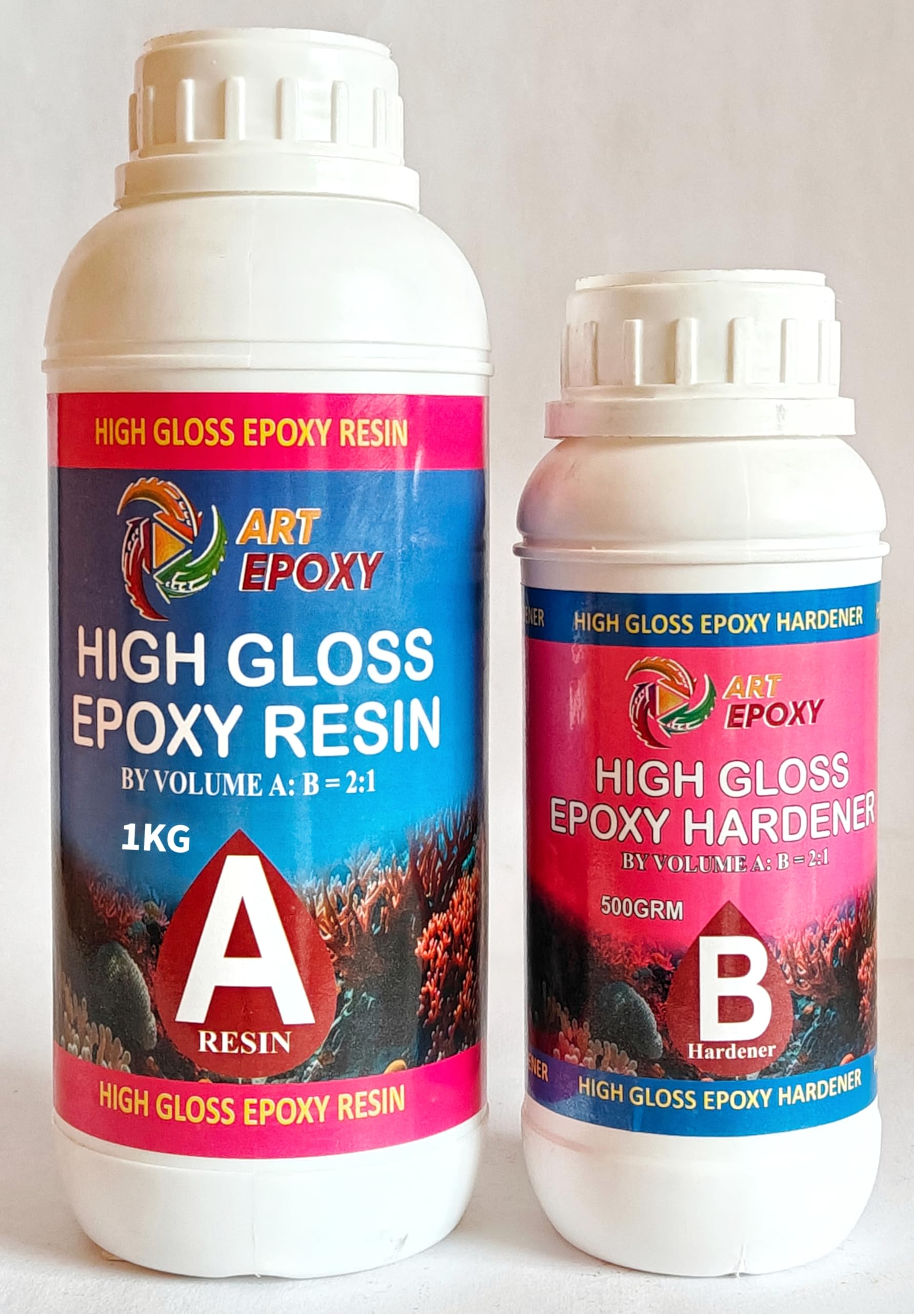ArtEpoxy (2:1) High Gloss Transparent Epoxy Resin and Hardener Kit [1kg Resin + 500g Hardener] – Premium Clear Epoxy for Craft Projects, Jewelry Making, Table Tops, River Tables, DIY Art, and More (B0DFQ985L5) Amazon Price History, Amazon Price Tracker