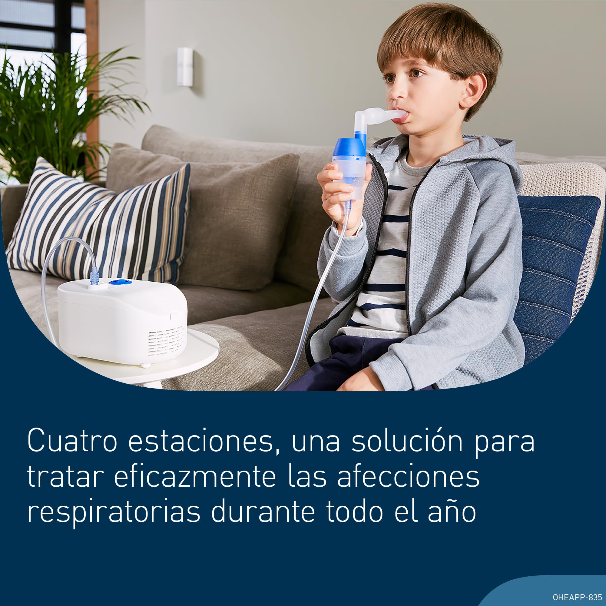 OMRON X102 Total Nebulizador niños y bebe con ducha nasal