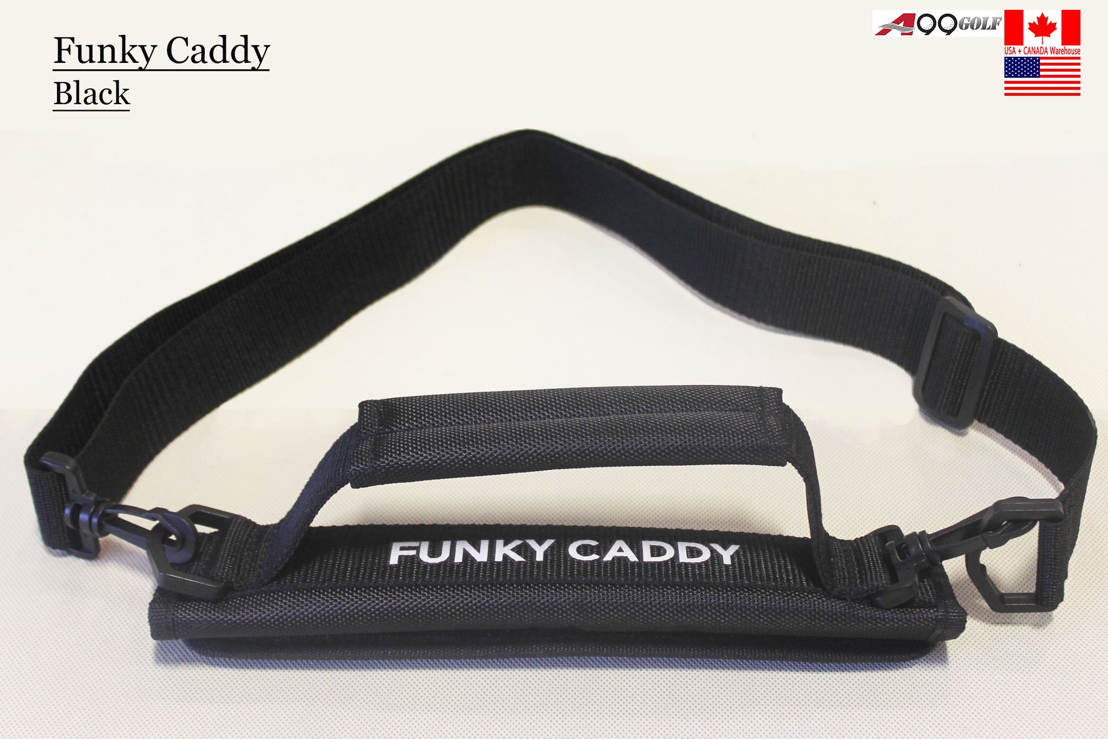 A99 Golf C12 Funky Caddy Golf Bag Driving Range Carrier Sleeve Light Black