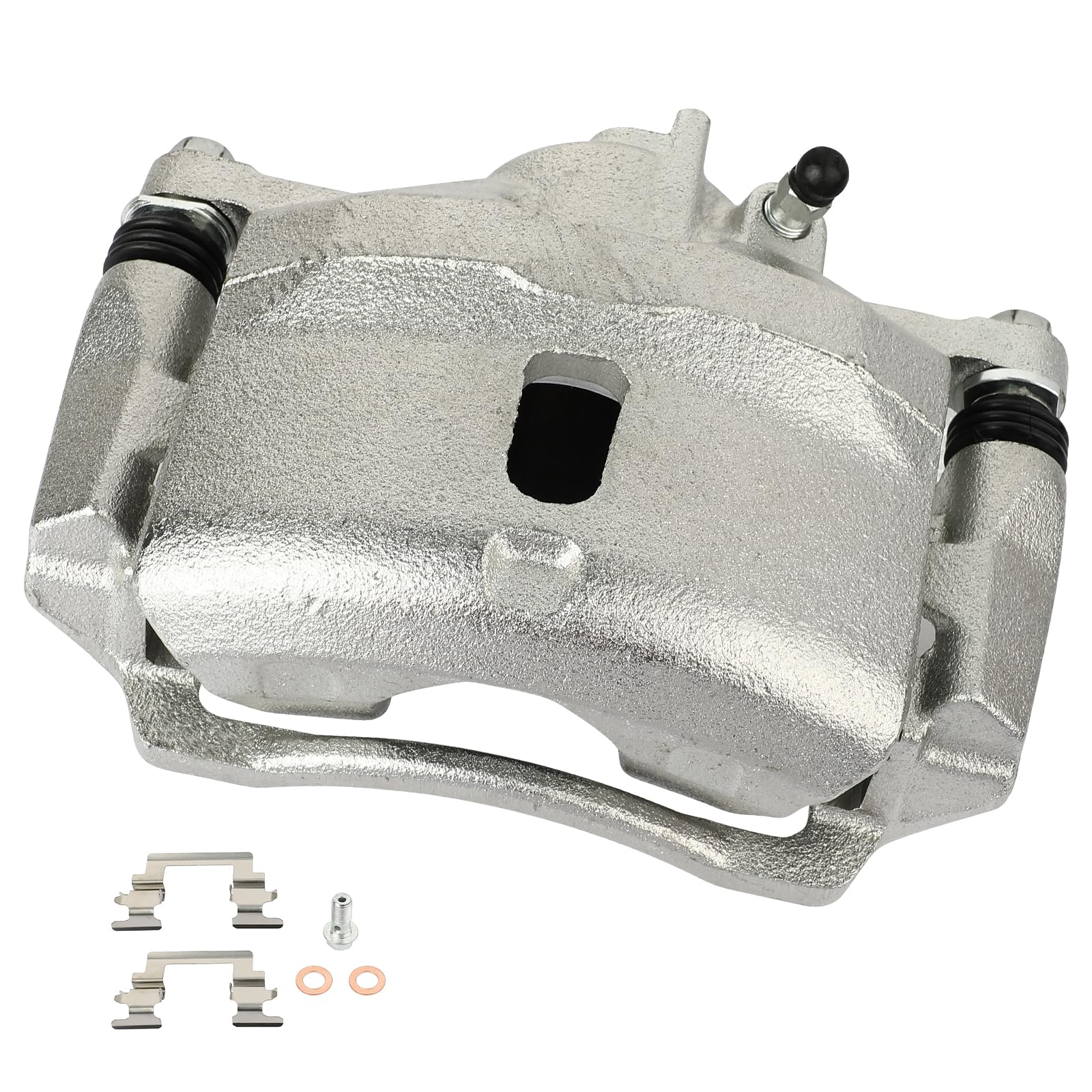 cciyu Front Left Disc Brake Caliper Assembly w/Bracket For Acura, For Honda Models - For Civic 1996-2011, For EL 1997-2000, For Insight 2010-2014 Replace# 19B1832 Front Driver Side
