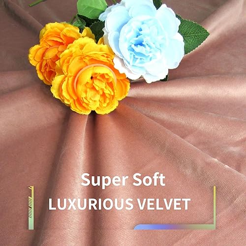 Miniatura 5 de Cortinas de terciopelo rosa salvaje de 84 pulgadas de largo, 75% de lujo, cortinas opacas para dormitorio, sala de estar, cortinas de ventana