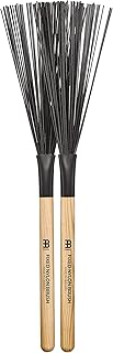 Meinl Stick & Brush Fixed Nylon Brush with Wooden, Standard Size-Made in Germany, Wood Handle (SB303)