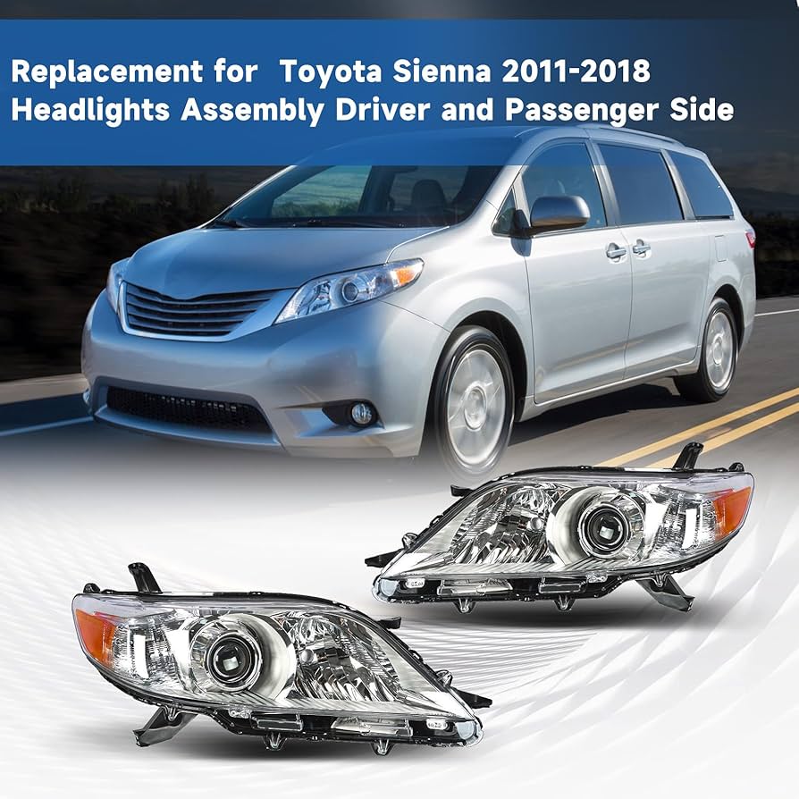 トヨタ US 2011年 シエナ純正ヘッドライト 左右セット　*888 トヨタ US 2011年 シエナ純正ヘッドライト 左右セット *888