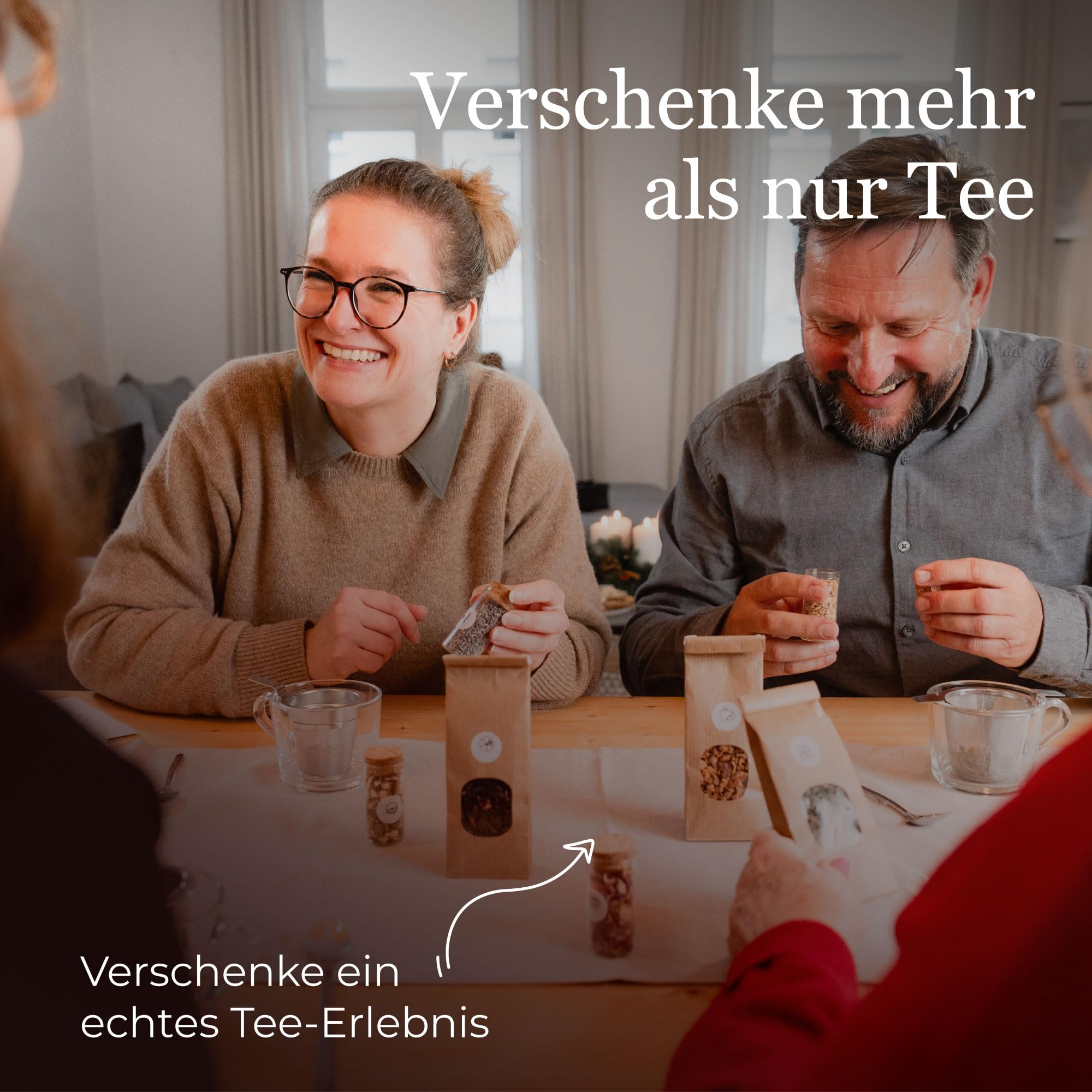 BIO Kräuter Tee Geschenkset mit 8 Tee-Sorten DIY Teemischung Selber Machen