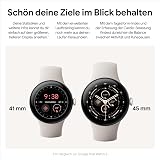 Google Pixel Watch 3 (45 mm) – Android smartwatch with heart rate tracking, advanced running from Fitbit, fitness insights, 24-hour battery – Matte Black Aluminium Case – Obsidian band – Wi-Fi - 2