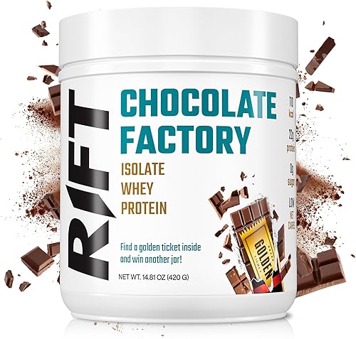 RIFT Proteína de suero de leche de chocolate en polvo para adultos - Aislamiento de proteína en polvo Chocolate - Ayuda a promover el crecimiento