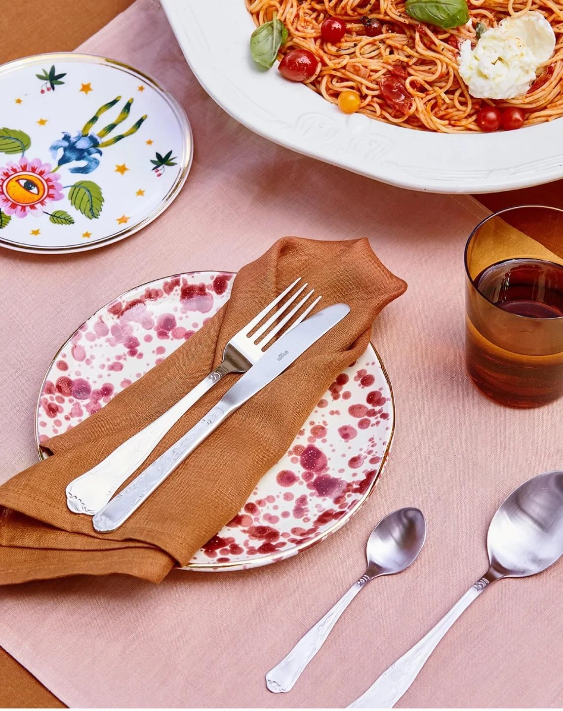 INDACORIFY Rust Color Cotton Napkin Bandana Kitchen Napkin Washable Napkin Wedding Events Party Handkerchief for Dinning Table Cotton Napkin (500, (40X40 CM) 16X16 Inches)
