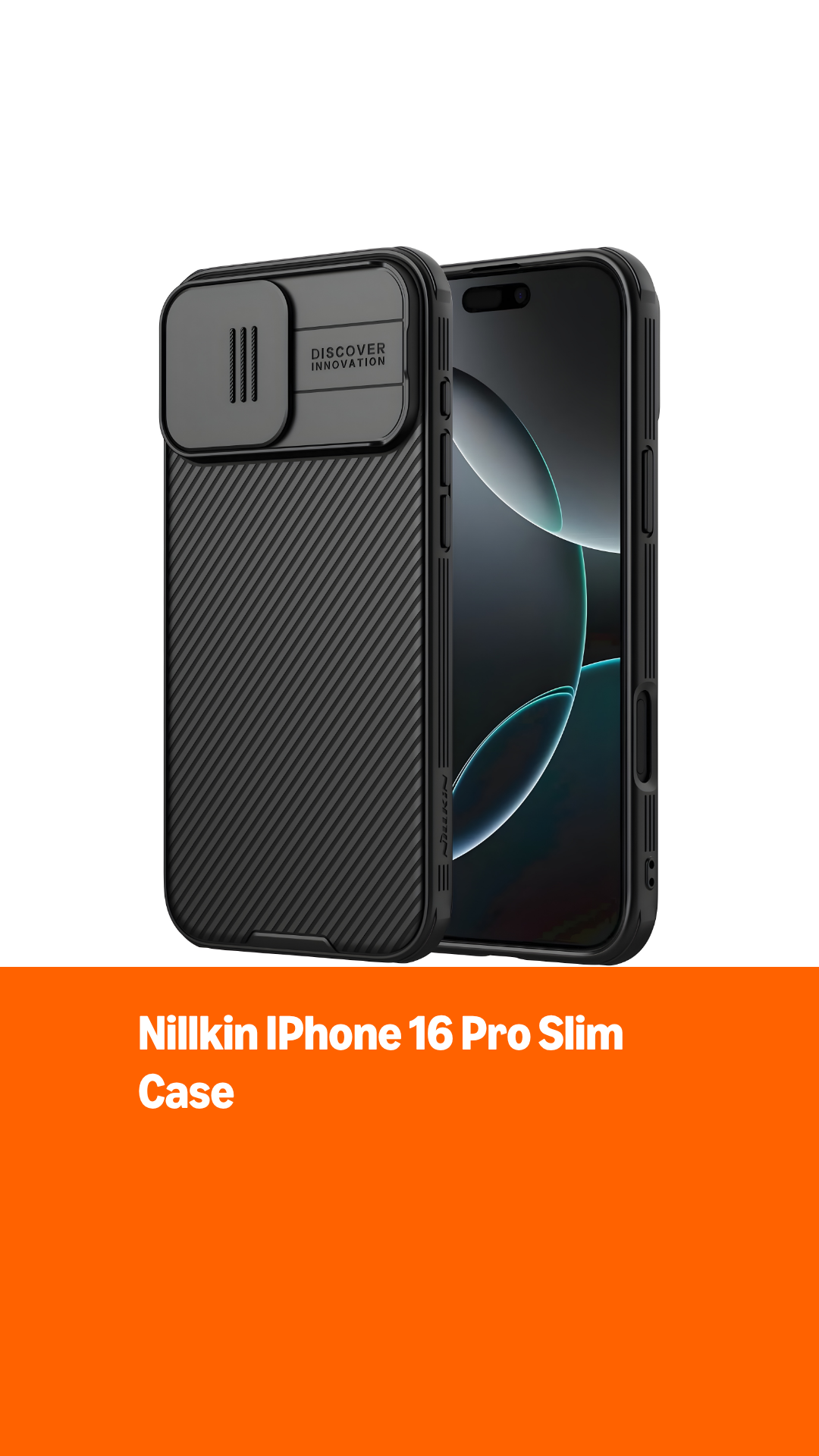 Nillkin Compatible with iPhone 16 Pro Case with Sliding Camera