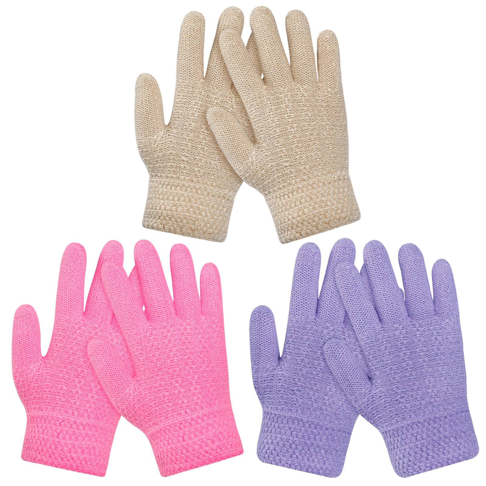 ONESING Kids Knit Gloves - Stretchy Gloves for Boys Girls Winter, Solid Finger Gloves for Children