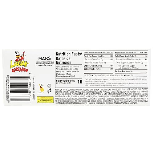 Miniatura 5 de Lucas Candy Gusano Tamarind Dulce Liquido Enchilado - Caramelo mexicano líquido caliente (paquete de 20)