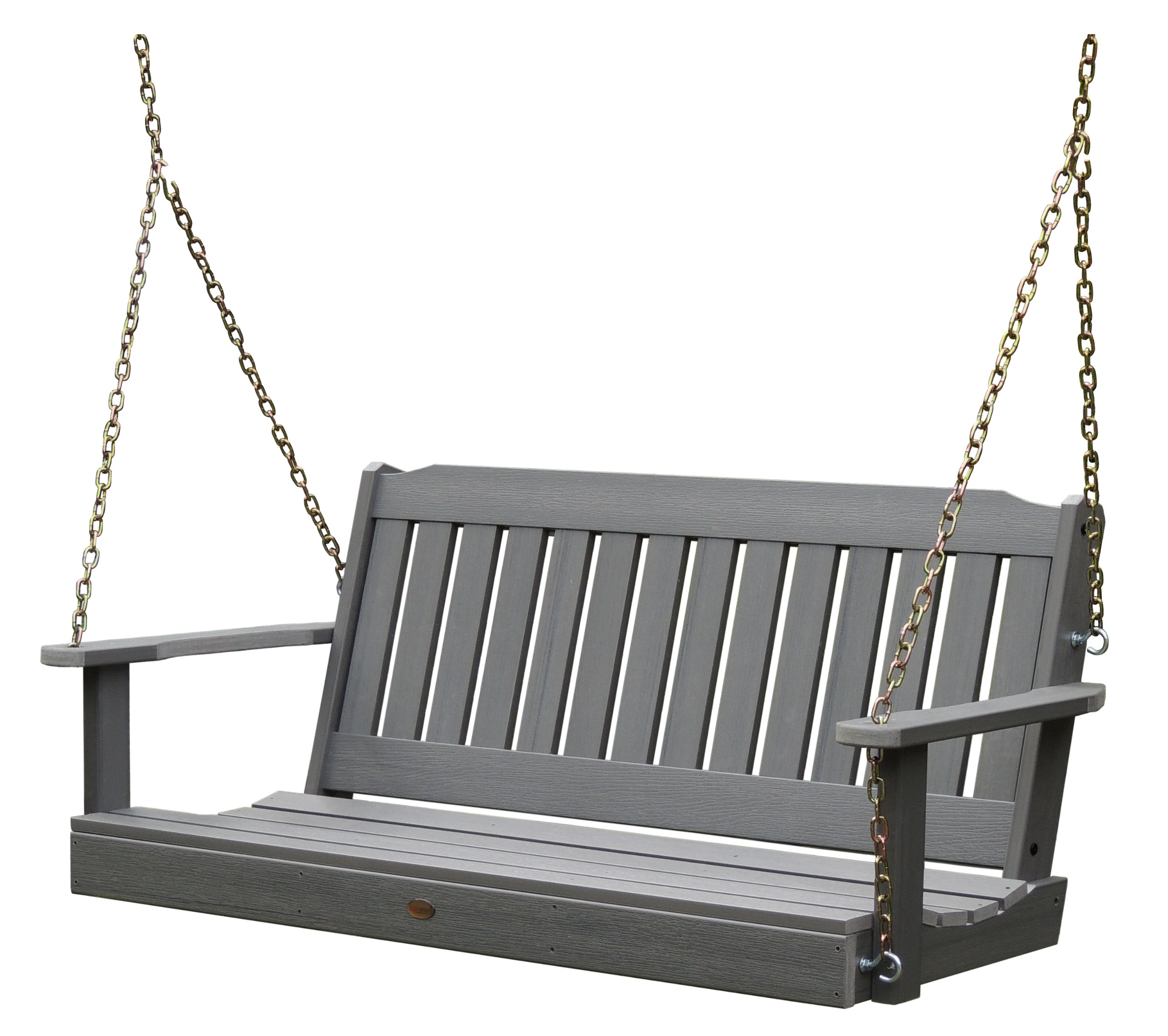 Highwood AD-PORL2-CGE Lehigh Porch Swing, 4 Feet, Coastal Teak