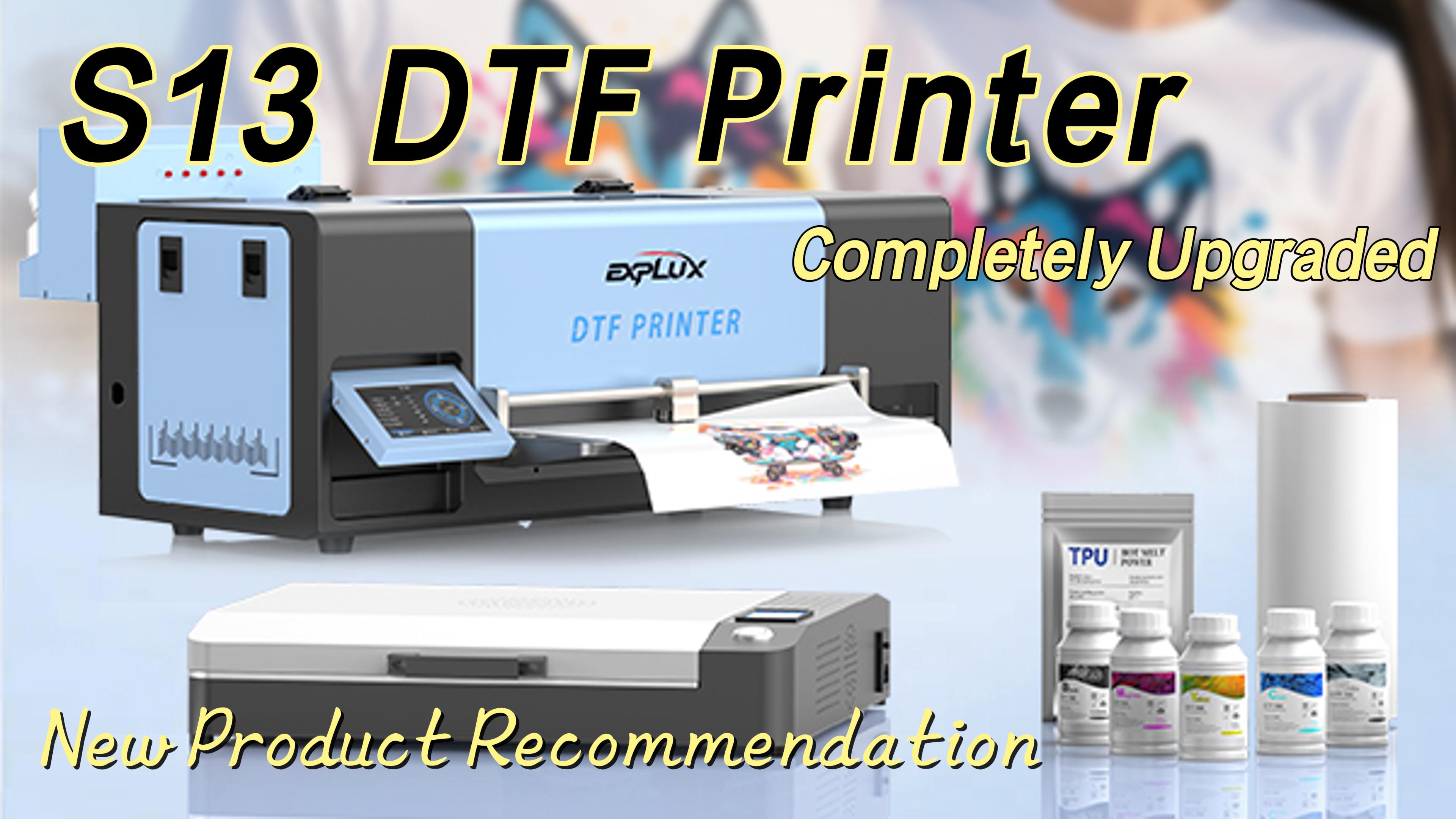 Amazon.com: EXPLUX A3 XP600 DTF Printer S13 with Holiday Auto