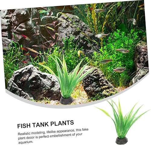 Miniatura 2 de 10 piezas de acuario paisajismo decoración de acuario plantas de plástico plantas de acuario agua viva decoración de acuario paisaje decoración