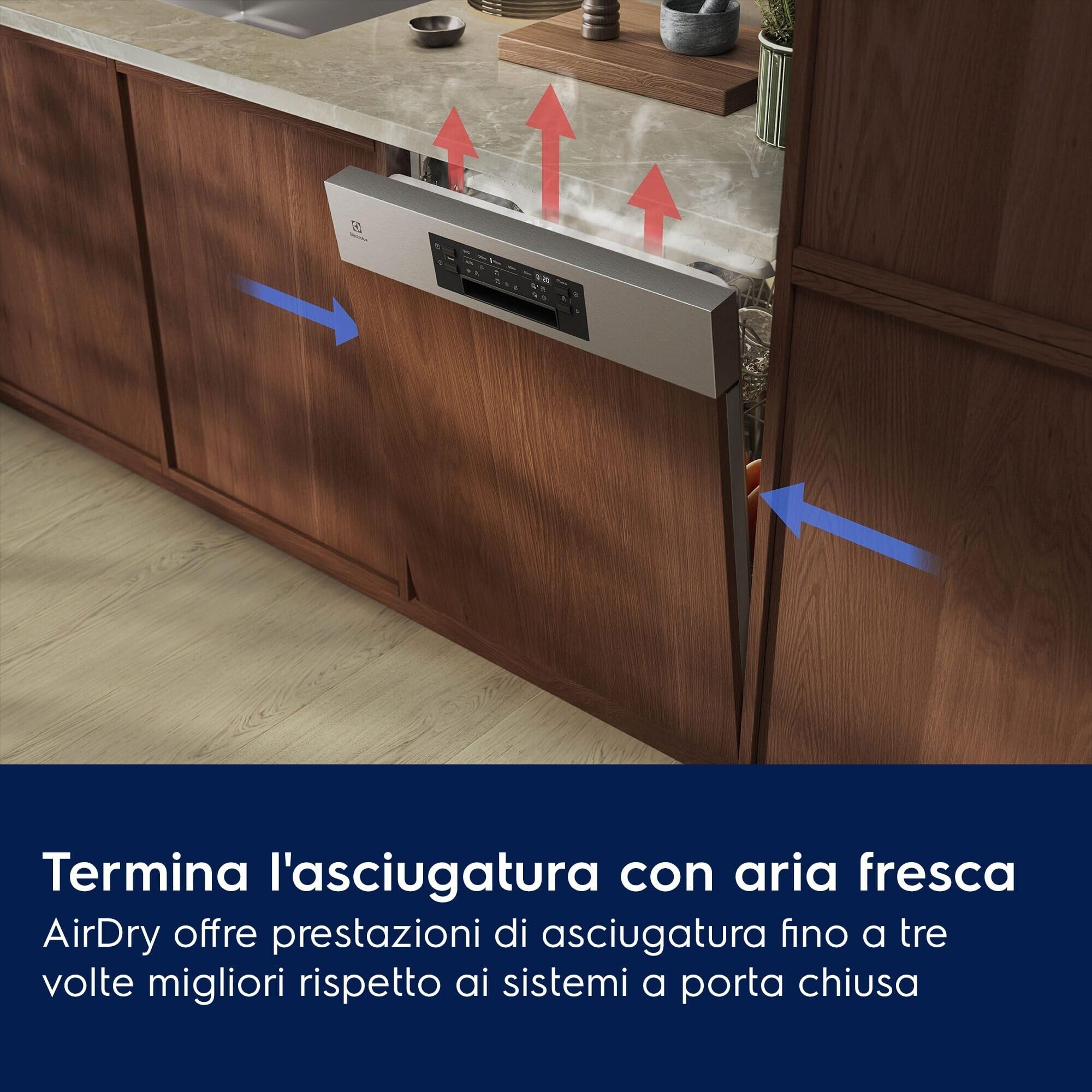 Electrolux Lavastoviglie Incasso 14 Coperti Classe C E62IC101SX