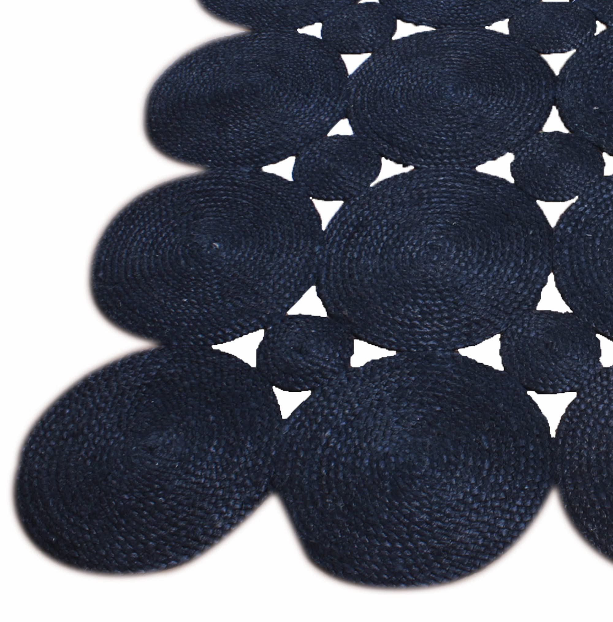 Handgefertigt Geflochtener Teppich Wohnzimmer Jute Teppich Handgewebt Jute Teppich Küche Esszimmer Teppich Natur Kelim Bodenteppich 90 x 300 cm (3 x 10 Fuß Läufer)