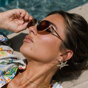 DIFF | Jessie James Decker Limoncello Lightweight Wire Sunglasses