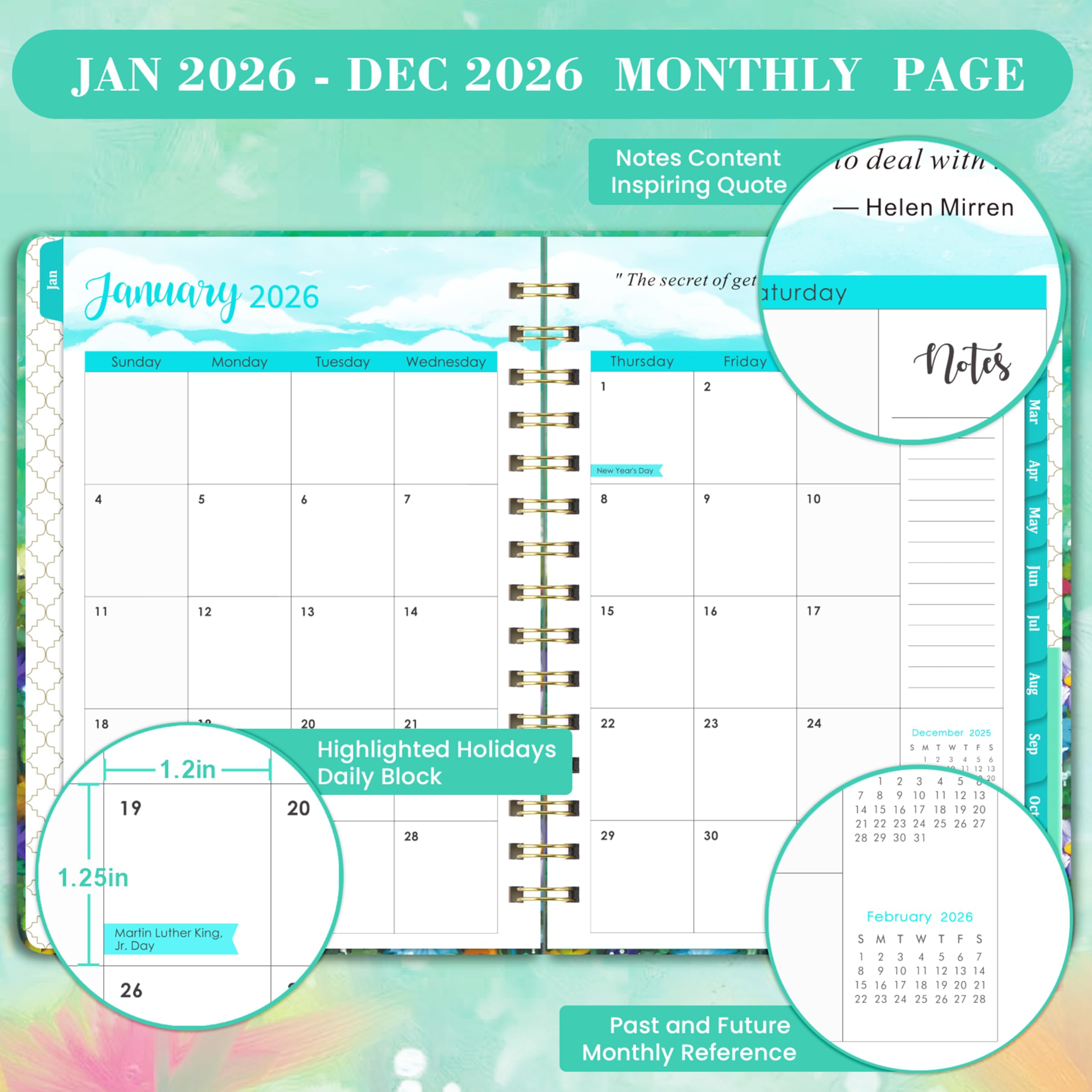 カレンダー・スケジュール B'z WEEKLY & MONTHLY CALENDAR 2026 受注生産】B'zカレンダー2026（卓上・週めくり） – B'z PARTY ONLINE SHOP