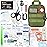FalconTac 200 Pieces First Aid Kit IFAK Survival Kit Molle System Compatible Pouch, Emergency Kit Gift for Men, Dad, Husband, for Outdoor, Camping, Hunting, Hiking, Home, Earthquake, Disasters