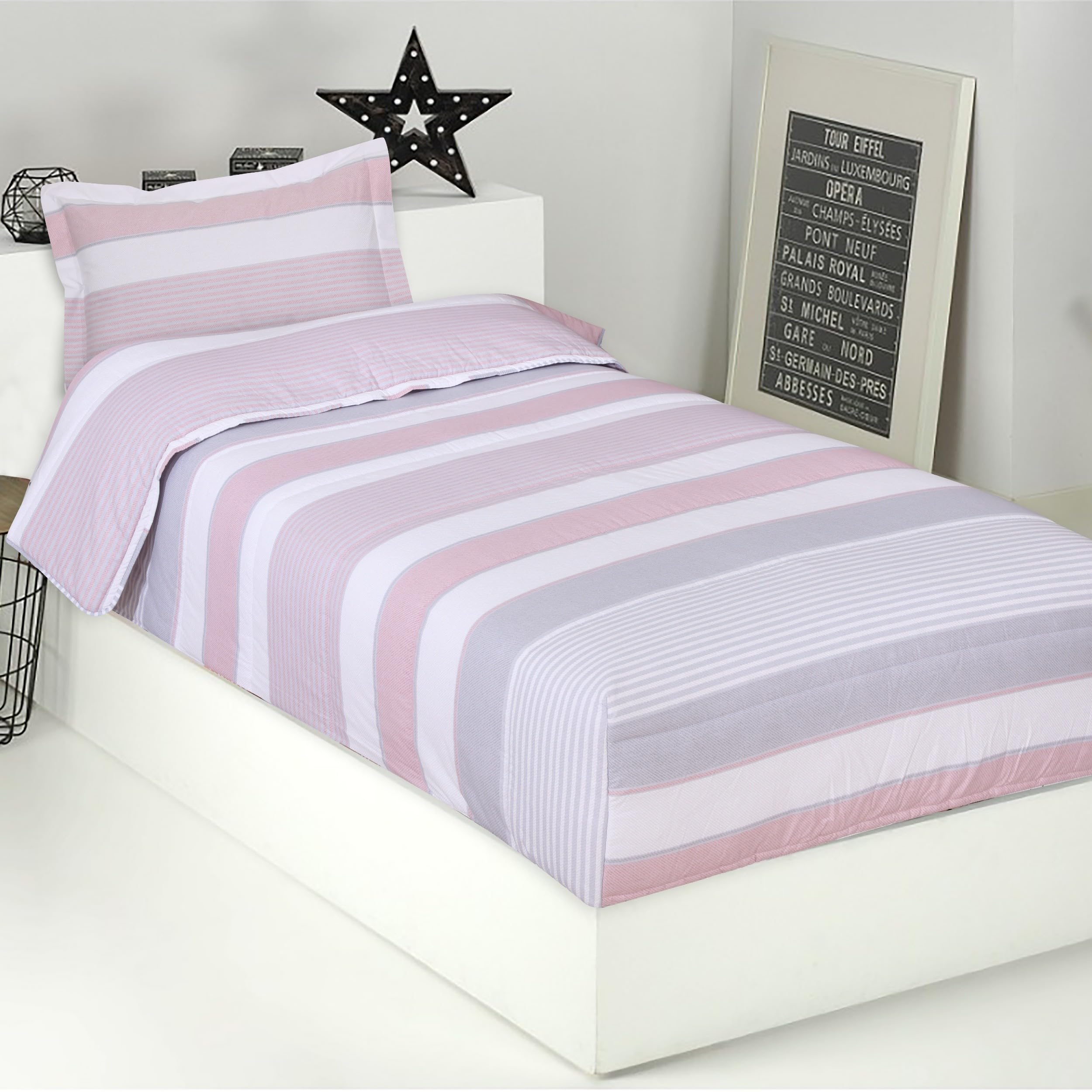 Edredón Ajustable Cama Infantil Zarautz Nude - Nude, Cama 90