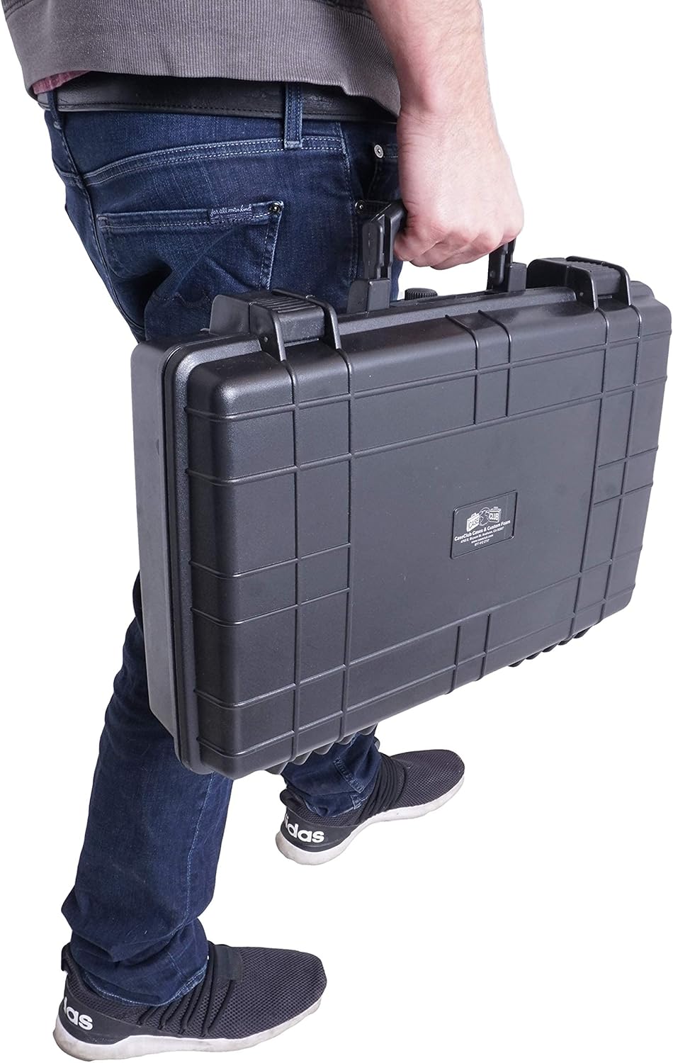 Case Club 57-105 Graded Card Slab Carrying Case - Slotted Storage Fits PSA/BGS/FGS/SGC Graded Slabs - Sports/Trading Collector Box for Pokemon/MTG/Baseball- Travel Holder for Slabs/Sleeves/Loose Cards