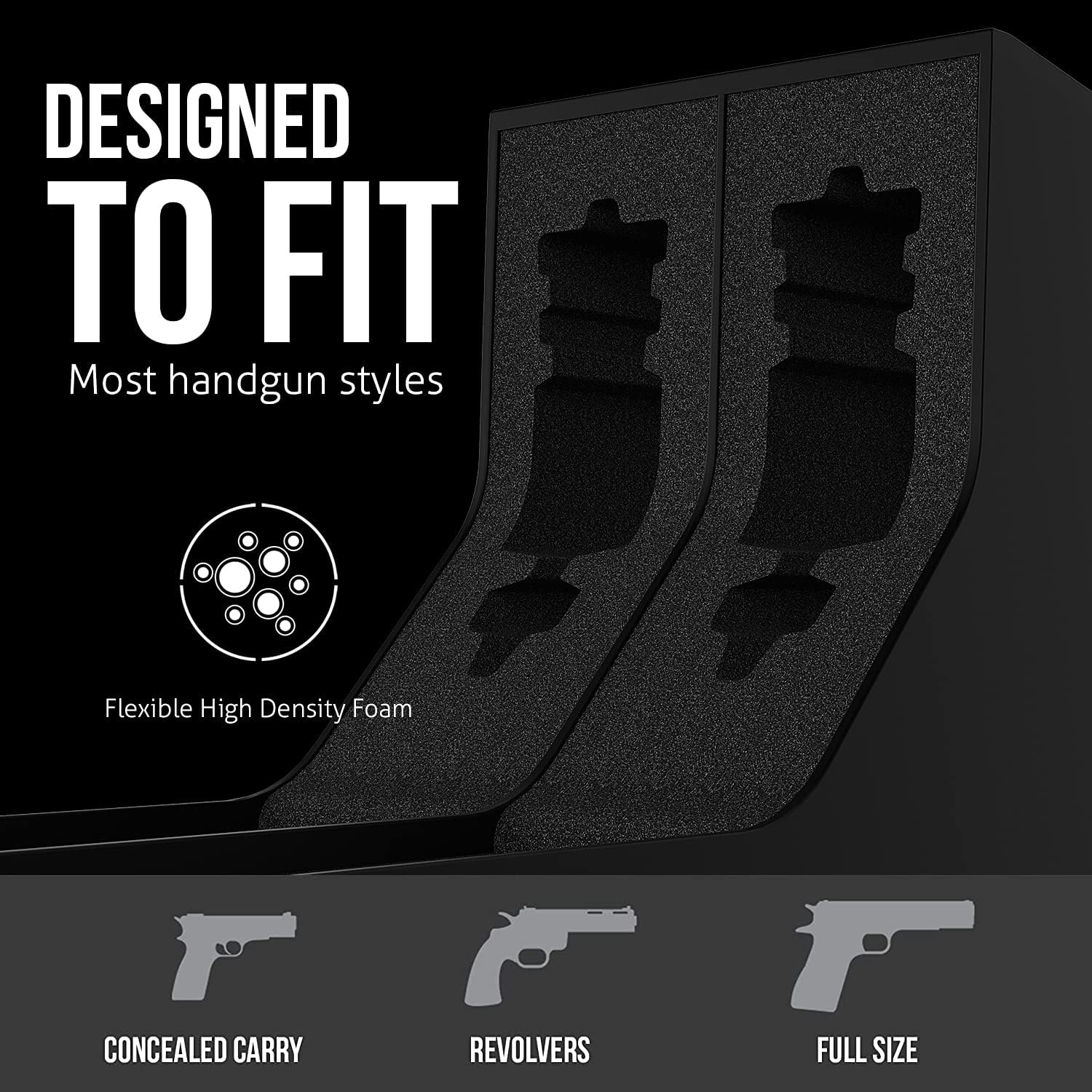 VAULTEK Modular Pistol Racks Universal Protective Handgun Storage Holster