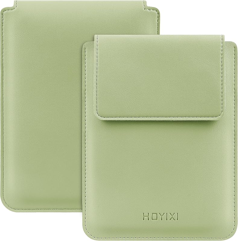 Funda universal para 6,8", 7" Paperwhite/Colorsoft/Signature Edition 2025 y 2021 compatible con Kobo Clara HD/Pocketbook/Tolino de 6,8" Funda protectora para lector de libros electrónicos de 6,8'' 7'', verde claro