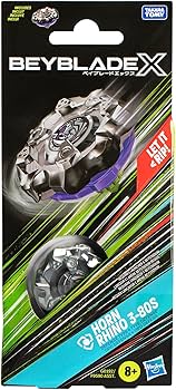 ベジット Beyblade X Horn Rhino 3-80S Gyro Booster Pack, Clockwise Defense