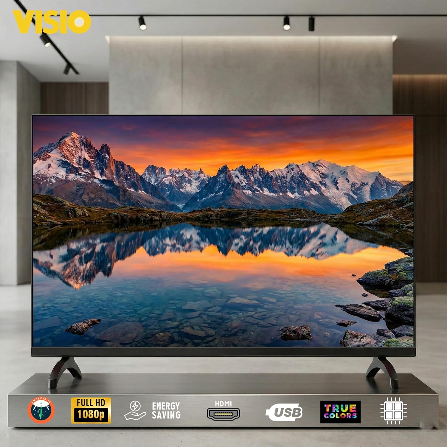 Visio 43 Inch Full HD Android Smart TV , Frameless 1080p LED D... - view 3