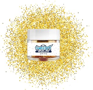Sweetzo - Food Grade Edible Glitter, Confectionary Luster Dust for Desserts and Drinks, Baking and Cake Decorating Supplies, 4 Grams