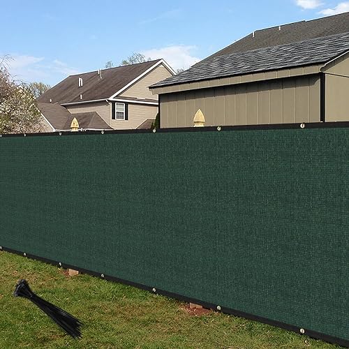 ECOOPTS 6'x20' Privacy Fence Screen Windscreen with Copper Grommets, Fit
