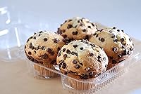 Vista 4 de Poppie's Dough Muffins gourmet grandes horneados frescos (12 piezas) Blueberry Streusel