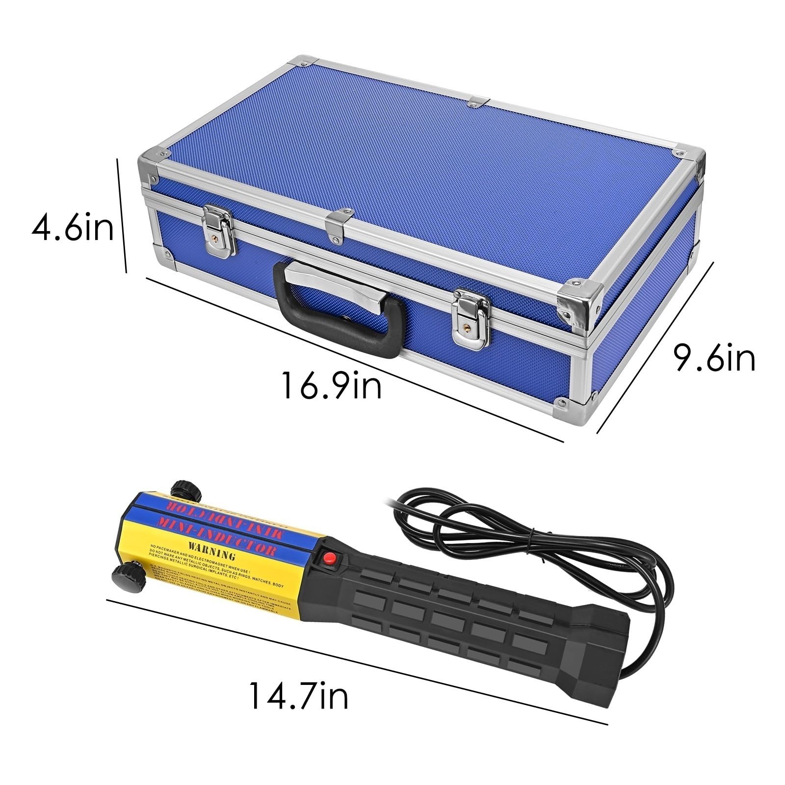 1000 W bezpłomieniowa elektromagnetyczna mini nagrzewnica indukcyjna z 8-częściowymi zestawami cewek do automatycznego usuwania śrub,Seria Termiczna