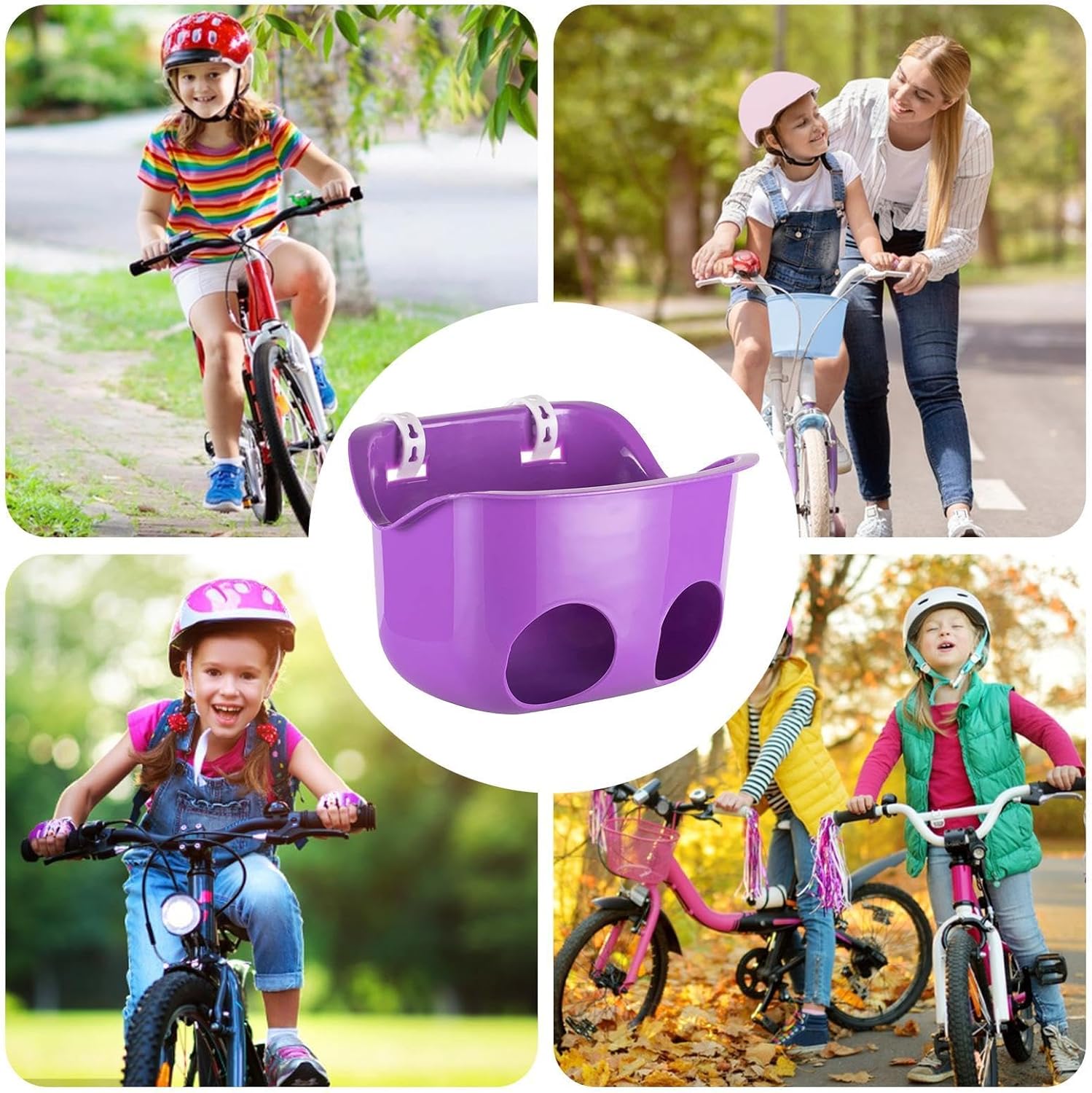 Doll Car Seat | Baby Doll Biike Seat with Secure Straps | Multifunctional Doll Seat for Tricycles, Balance Biikes, and Strollers | Fun and Safe Ride for Dolls - 8.27×5.91×5.51 Inches