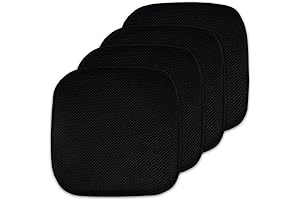 Sweet Home Collection Memory Foam (4-Pack) Dining Room Chair Cushions
