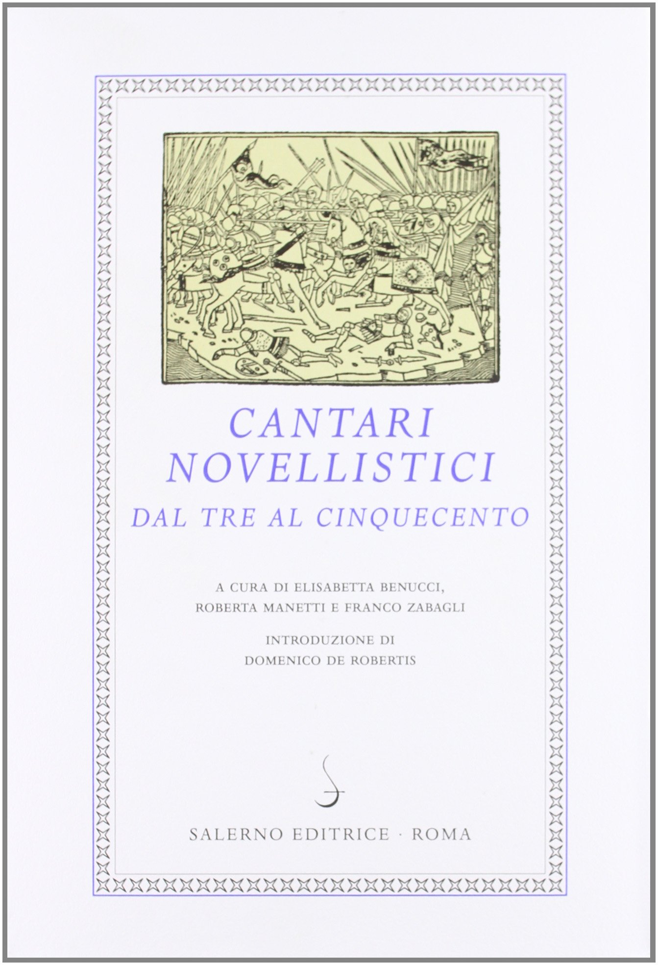 Cantari novellistici dal Tre al Cinquecento