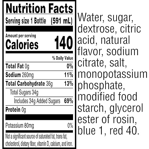 Miniatura 2 de Gatorade Sed uva feroz 20 onzas paquete de 8