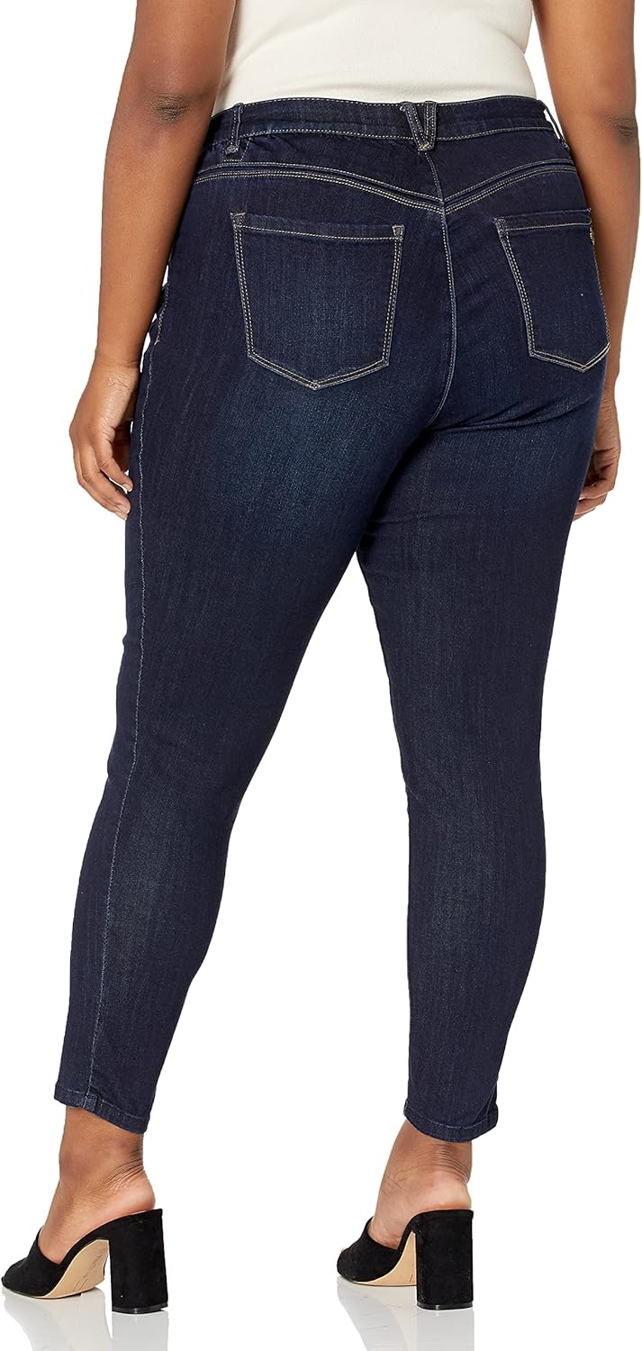 Democracy Women's Plus-Size Ab Solution High Rise Jegging