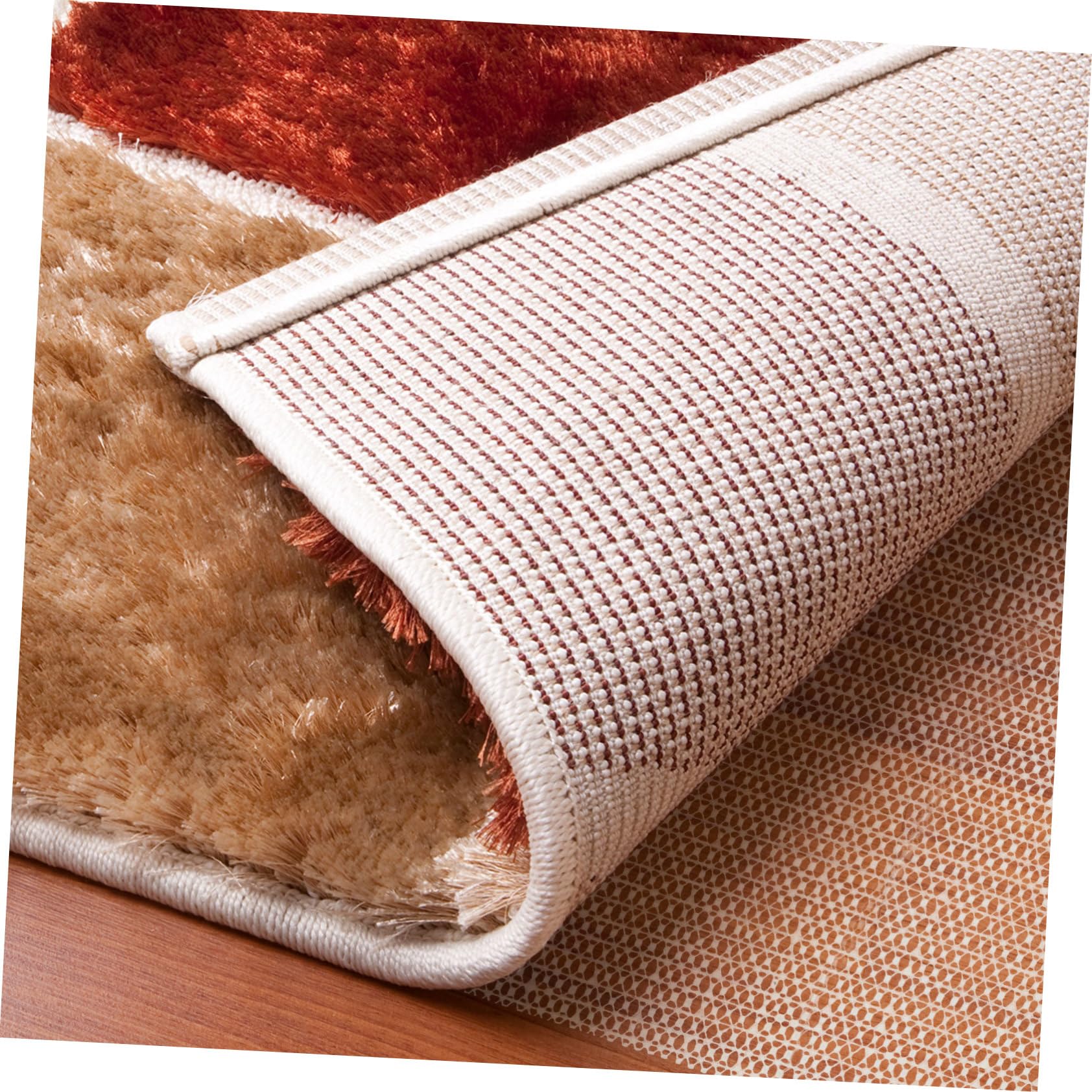 Uonlytech Tapis pour Protection du Sol et Prévention du Soulèvement Antidérapant 200x300cm en PVC Blanc pour Maison et Bureau