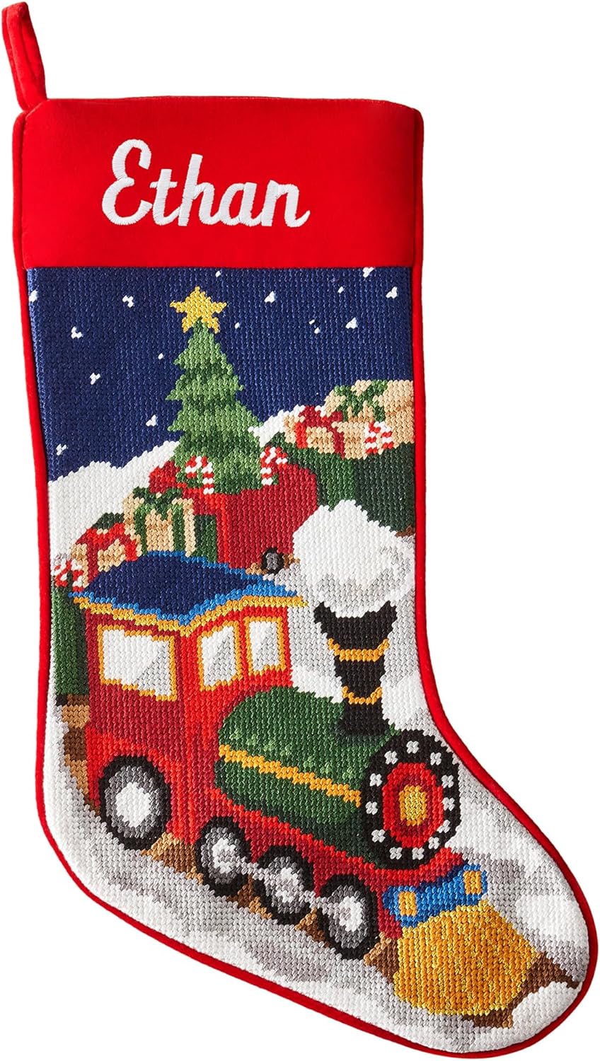 Let's Make Memories Personalized Needlepoint Christmas